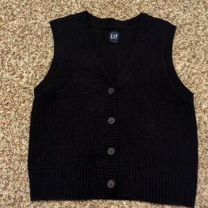 Gap Black Sweater Vest